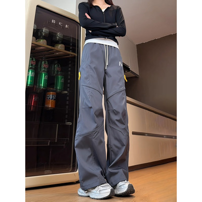 藏青色软壳冲锋裤女款防