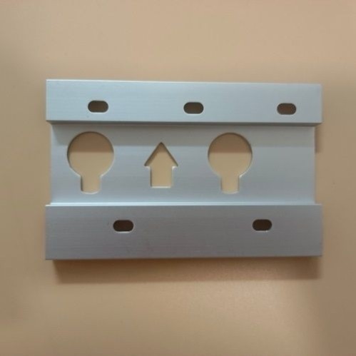 免打孔晾衣绳配件铝底板隐形伸缩晾衣绳配件 双绳晾衣绳主体配件