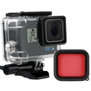 Gopro防水壳 Hero7 60米防水潜水壳保护盒配件 For Black相机