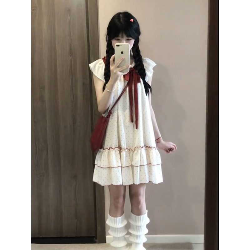 法式甜美小个子拼接小飞