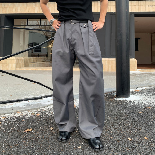 Holocene男士阔腿垂感休闲裤