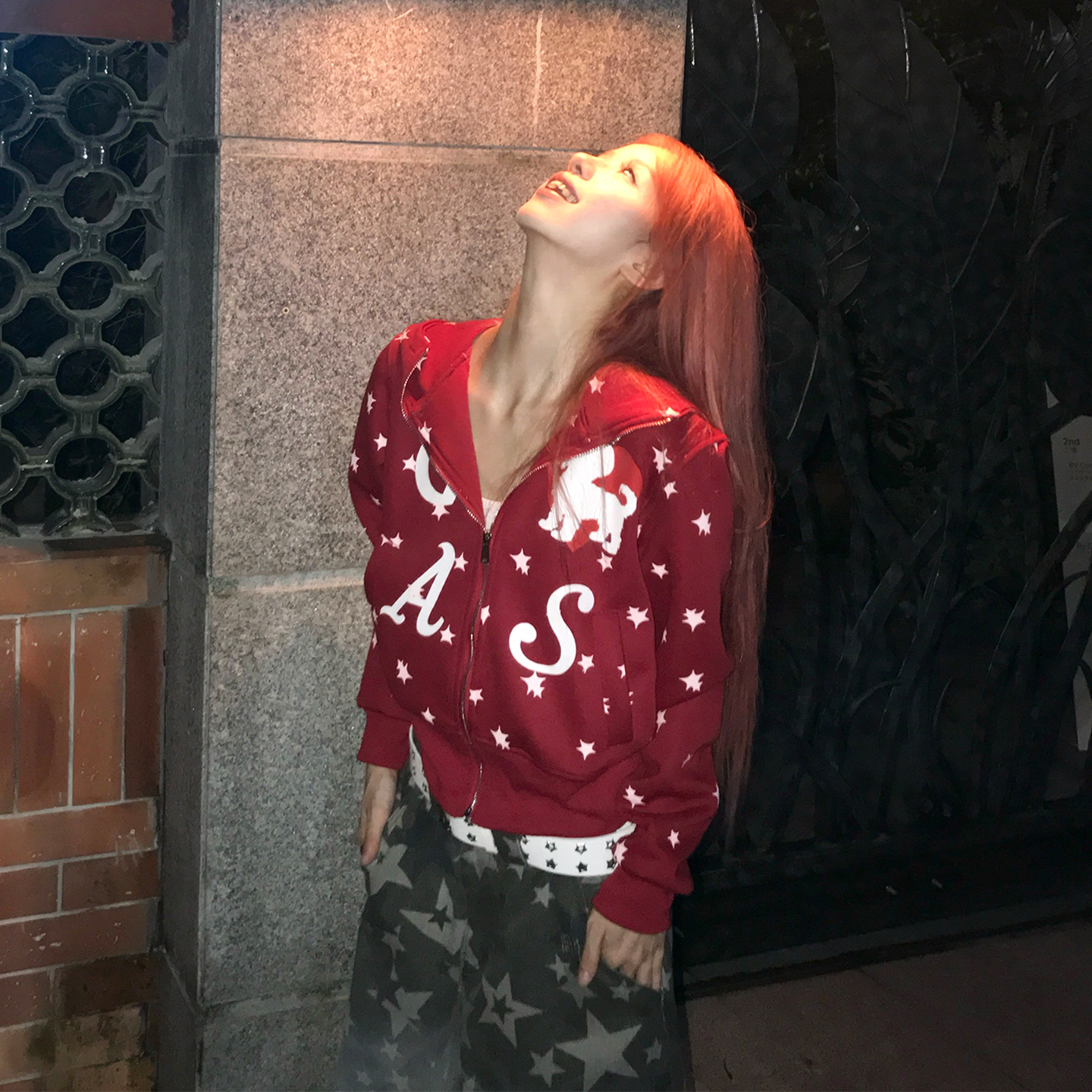 Holocene连帽卫衣开衫女上衣