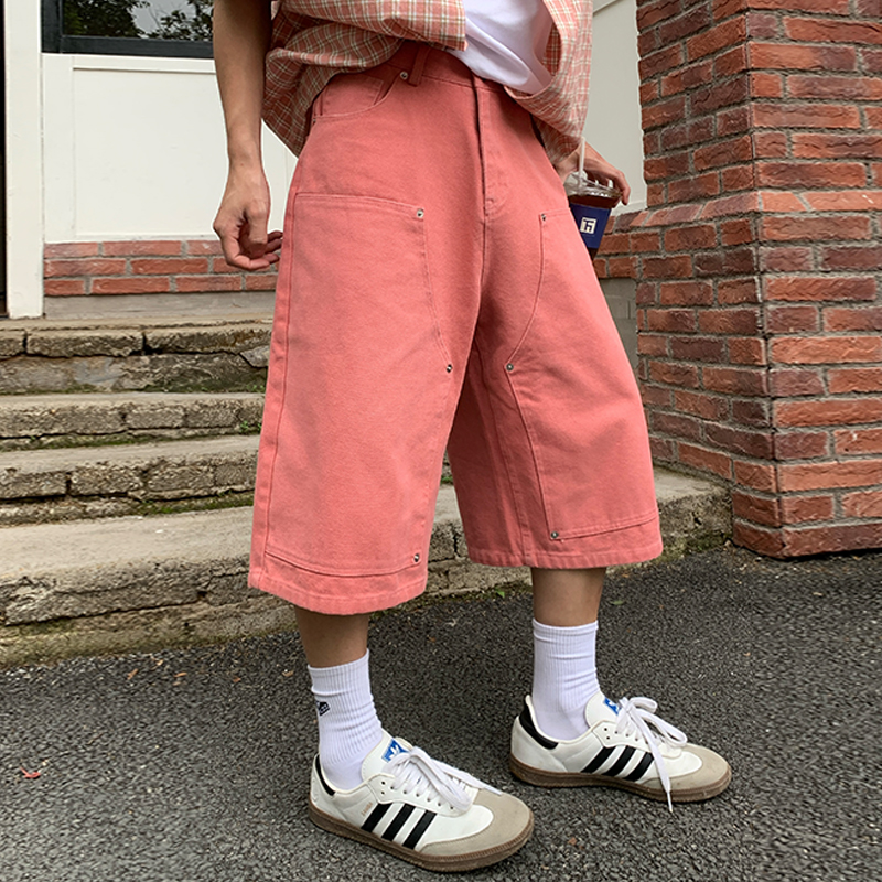 Holocene男宽松休闲短裤