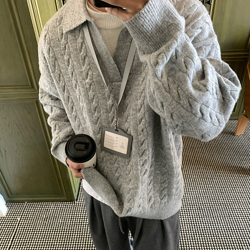 HoloceneV领假两件毛衣