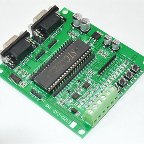 STC15W4K32S4单片机精简开发板 独立双RS485通讯 双RS232通讯