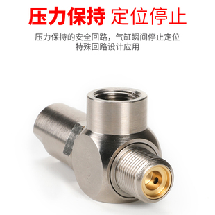 气动保压阀空气诱导止回阀气控单向阀安全阀门PCV06/08/10/15PC02