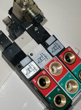 24v电磁电阀CM241-12位4通电磁阀12v气动控制阀线圈阀气动电磁阀