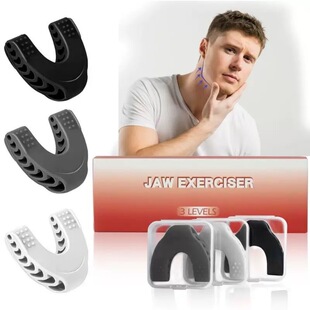 爆款 jaw exerciser脸部咬肌硅胶锻炼器塑脸咬肌球下颚训练器