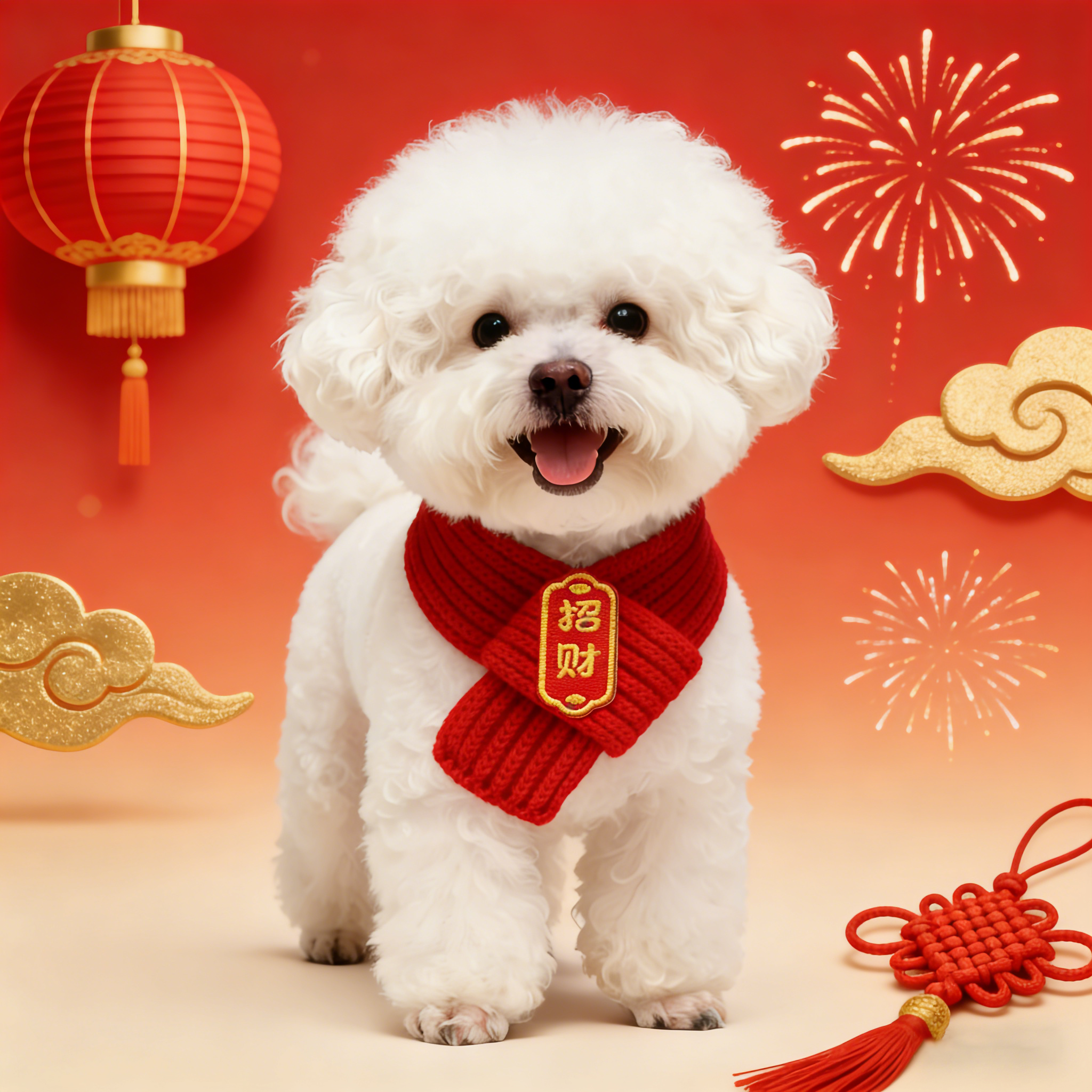 狗狗比熊新年围巾宠物猫咪围脖红色保暖中国风过年口水巾围兜通用,宠物/宠物食品及用品,围巾/口水巾,淘宝优惠券,粉丝福利购,淘宝优惠卷