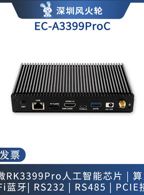 风火轮 瑞芯微RK3399Pro开发板EC-A3399ProC六核AI主机/firefly