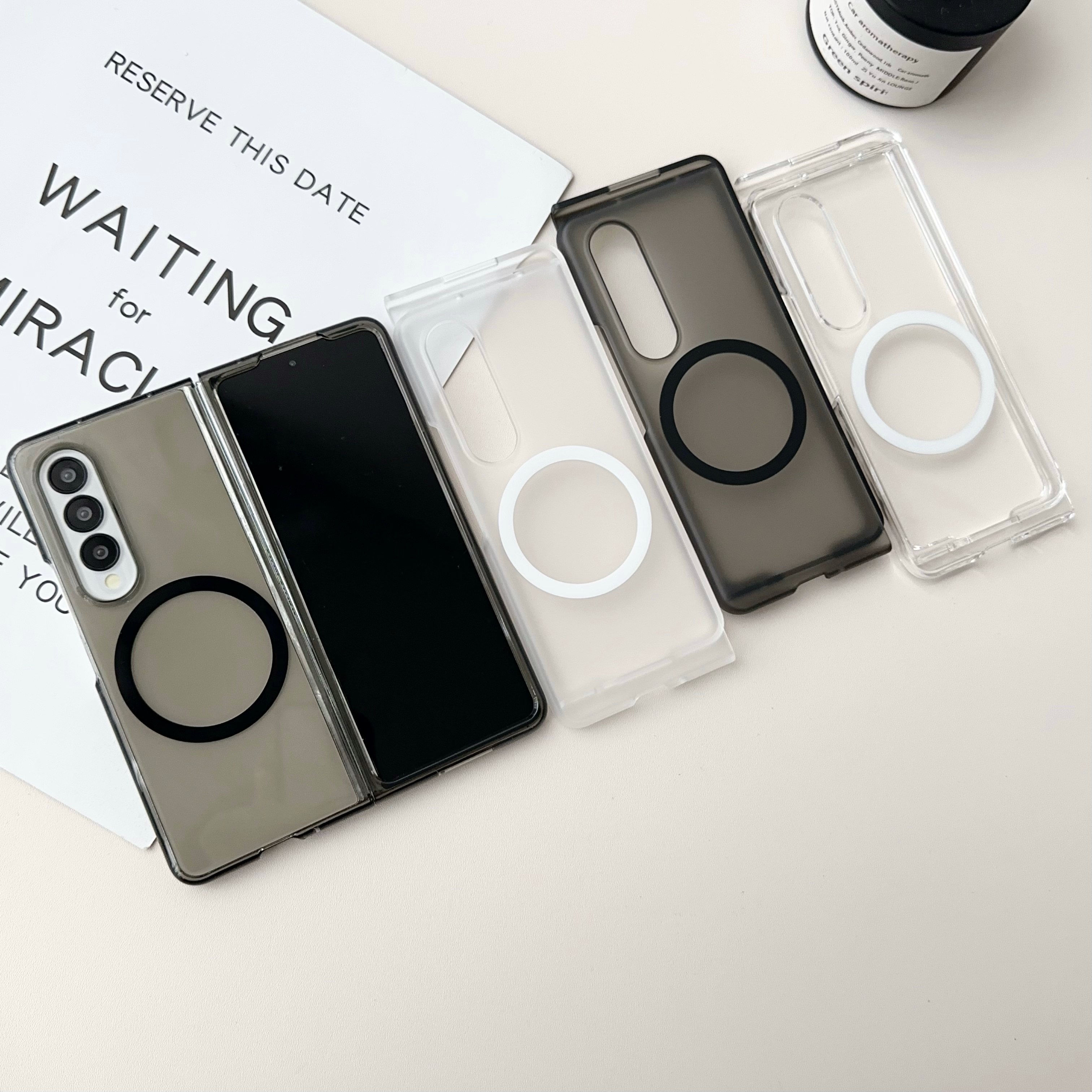 三星手机壳小众肤感折叠屏