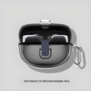 Bose Ultra Open Earbuds保护套bose ultra开放式无线蓝牙耳机保护套创意锁扣tpu软壳男女生款大鲨441408适用