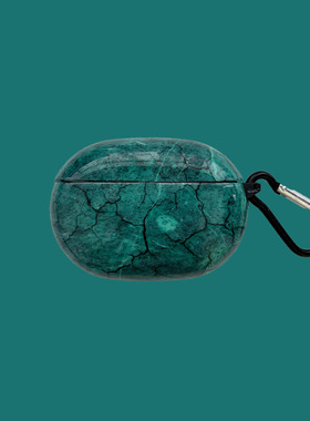 个性绿色石纹魔音BeatsStudioBuds耳机壳新款魔音beats studio buds+降噪蓝牙耳机保护套魔音b充电男女盒适用