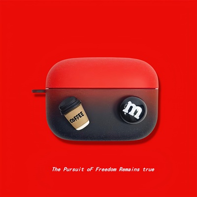 渐变红coffee咖啡豆索尼linkbudss耳机壳个性sony/索尼LinkBuds S无线蓝牙耳机保护套磨砂壳WF-LS900N外适用