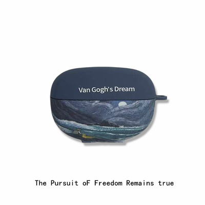 适用oppoencox3保护壳oppo enco x3降噪无线蓝牙耳机保护套encox3外壳oppoencox3油画oppox3充电仓盒新款女男