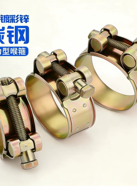 固定彩锌碳钢镀锌加厚强力喉箍