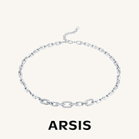 ARSIS叛逆鏈條古巴項(xiàng)鏈復(fù)古女