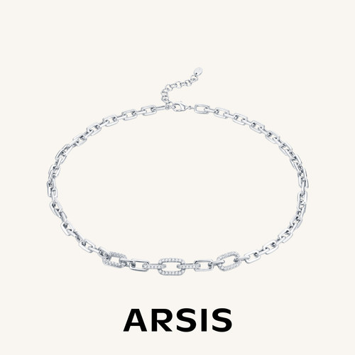 ARSIS叛逆链条古巴项链复古女