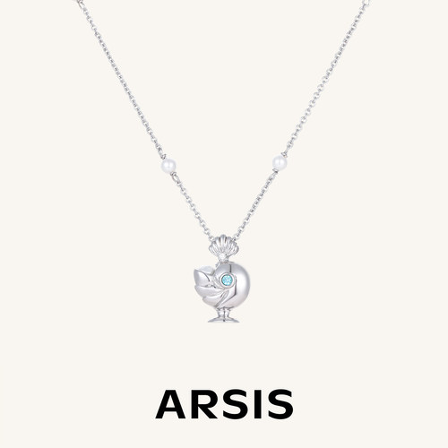 ARSIS曦海海螺许愿瓶锁骨链