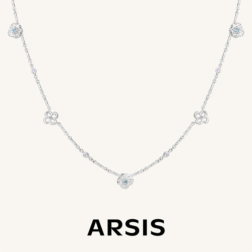 ARSIS繁花锁骨链小众轻奢新款