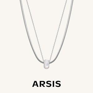 ARSIS曦海晨雾双层项链贝壳