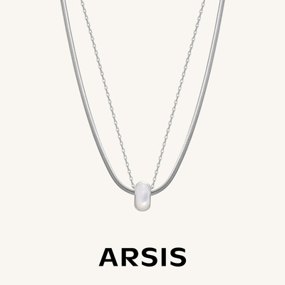 ARSIS曦海晨雾双层项链贝壳