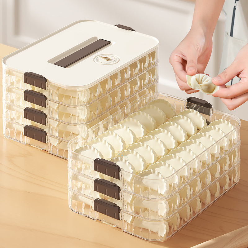 食品级饺子盒家用冰箱速冻大容量