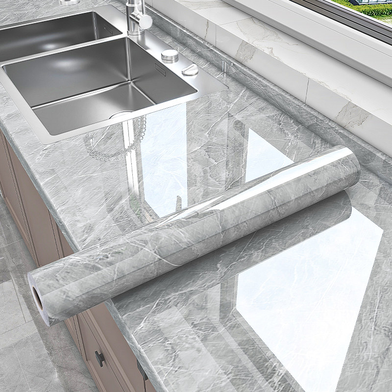 厨房防油贴纸防水自粘墙纸橱柜瓷砖翻新灶台耐高温大理石台面贴膜,家居饰品,软装墙贴,淘宝优惠券,粉丝福利购,淘宝优惠卷