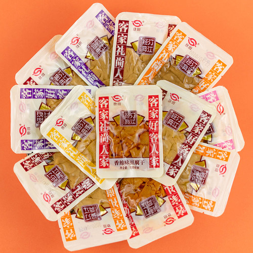 福建龙岩客家长汀豆腐干甜辣味