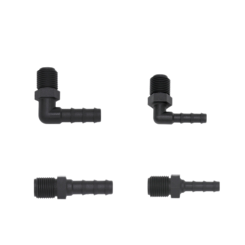 PENGPUG1/8外螺纹转宝塔接头尼龙PA倒钩直角接头三通接头