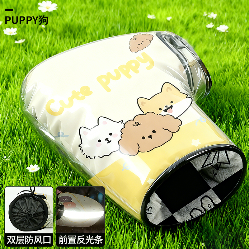 新款电动车手套防水膜冬季保暖防水防风电动摩托车手把套挡风防雨