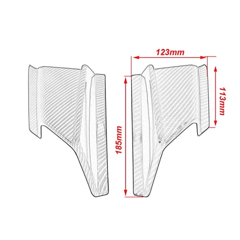 极速适用于HONDAADV15x0摩托车改装件车身定风翼侧风翼导流板配件