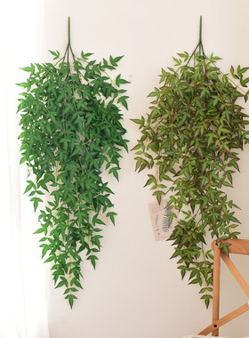 极速仿真绿色植物物花藤缠绕绿叶客厅F空调管道藤条背景墙森系装