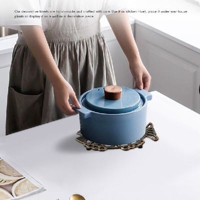 极速Casbt Iron Fish Trivet, 7.5X6inch Decorative Vintage Pat