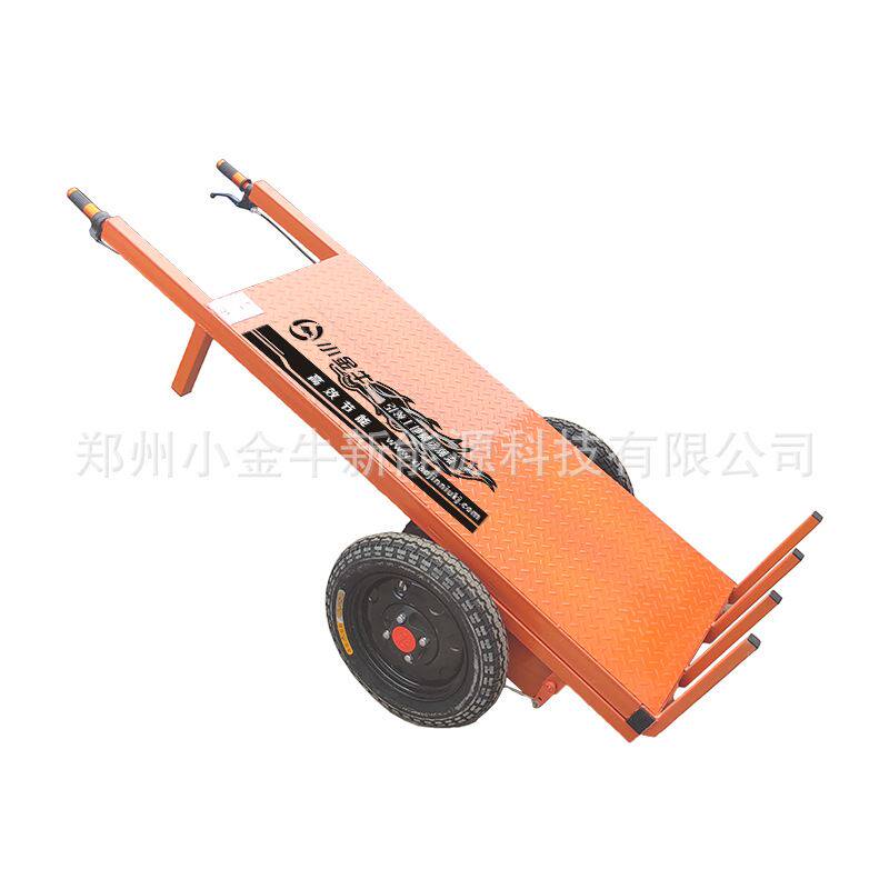 极速工地电动拉砖车平板车t手推平板车建筑机械电动自行车搬运车