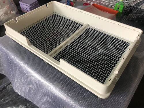 新品riyoka瑞友家兔笼铁丝底网清理更方便T网孔约15mm