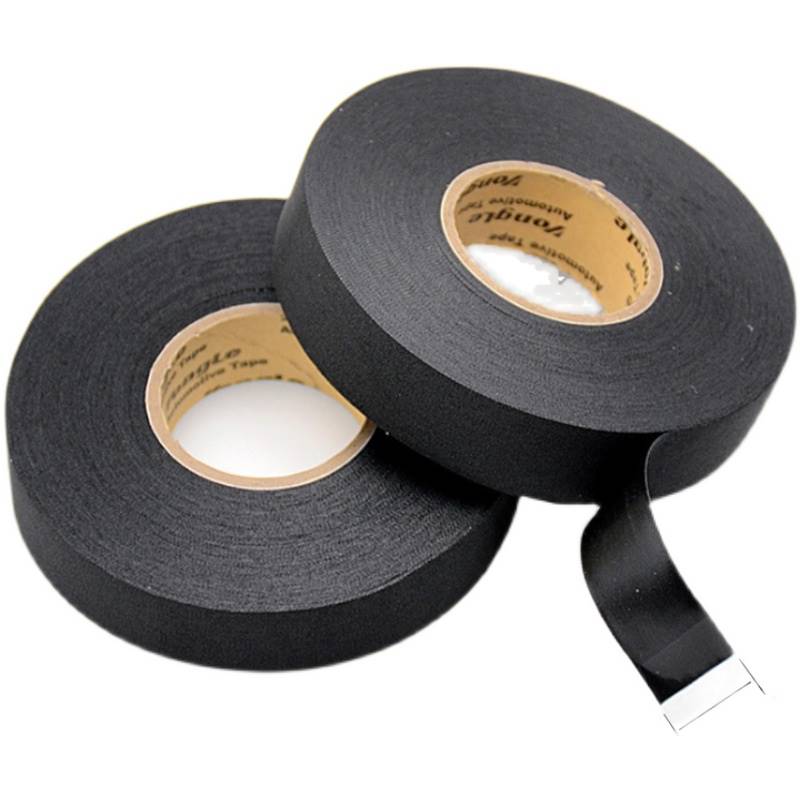 极速黑色绒布胶带汽车凹r陷修复配件电工手撕聚酯纤维布基胶带线