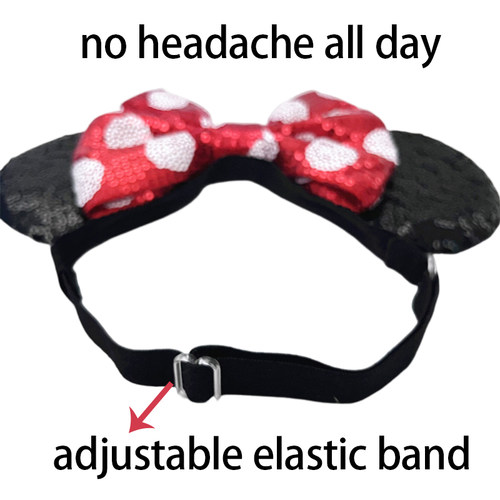 极速2023 dNew  Ears Elastic Headband Adult  Mouse Nylon Hair