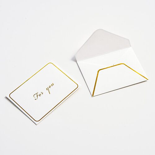 新品just for you贺卡 greeBting cards 卡片thankyou