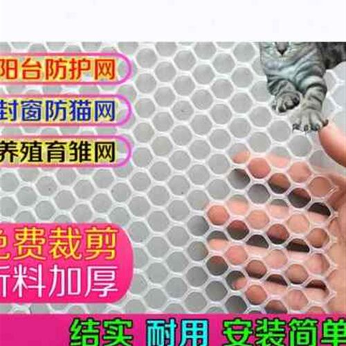 新品台防护c网防f盗垫网封塑胶网板窗网格防坠落猫网围栏防掉东西