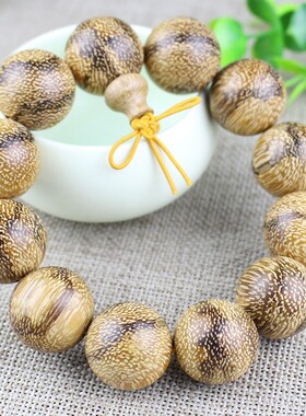 极速厂家直销天然印尼沉香木手串越南黄奇楠木佛珠文玩Z男女木质