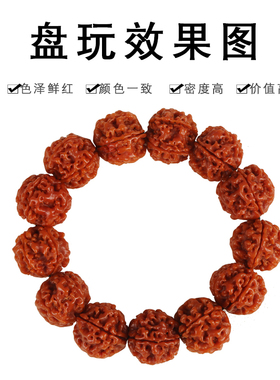 极速尼伯尔多瓣大金刚菩r提手串红黄皮爆肉手串佛珠手链金刚原籽