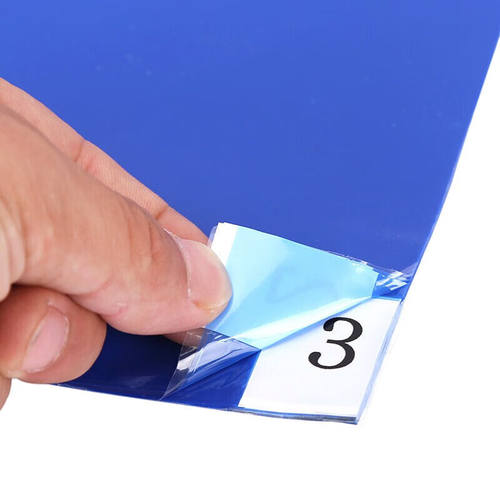 极速海斯a迪克无尘垫粘尘垫鞋底粘尘地垫蓝色78*88cm/300张HZL-19