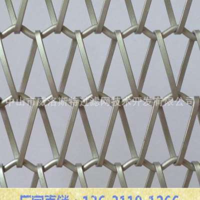 极速金属环c网铝板网帘编织装饰网电梯装饰网螺旋装饰网输送带装