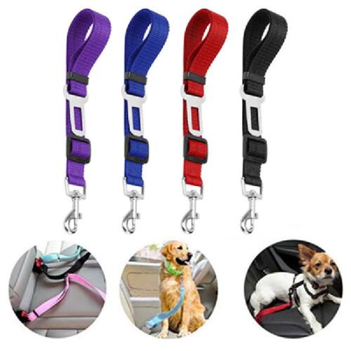 极速Dog Cat Car Safety Belt AdjustEable Leash Vehicle Seat B