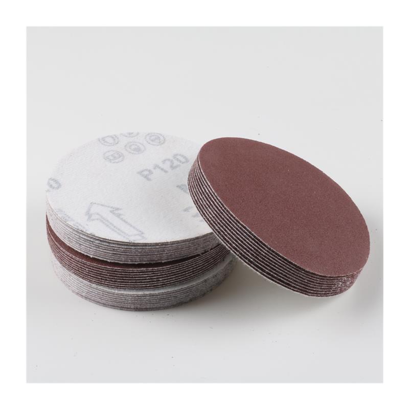 极速植绒砂纸片 j气动机打磨机自粘角磨机磨片砂纸圆盘抛光片 5寸