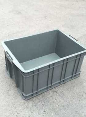 极速灰色塑料周转箱型号450-230内450*320*23M0塑胶框外径510*350