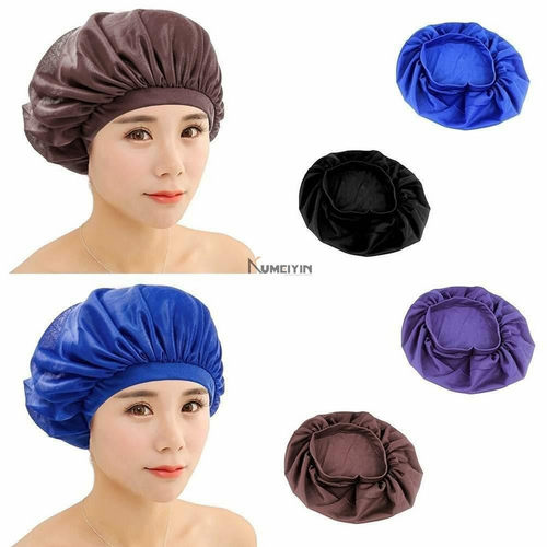 新品er Night Slelep Hat Silk Cap Satin Bonnet Head Wrap prac