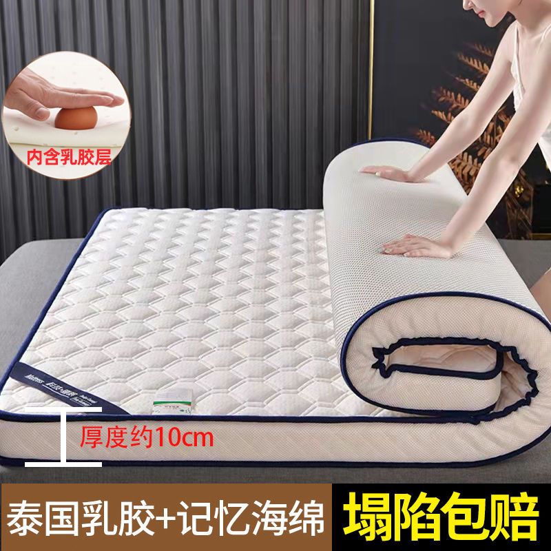新品乳胶床垫凉感丝凉席双面加厚护垫家用榻N榻米垫宿舍单人垫褥图片
