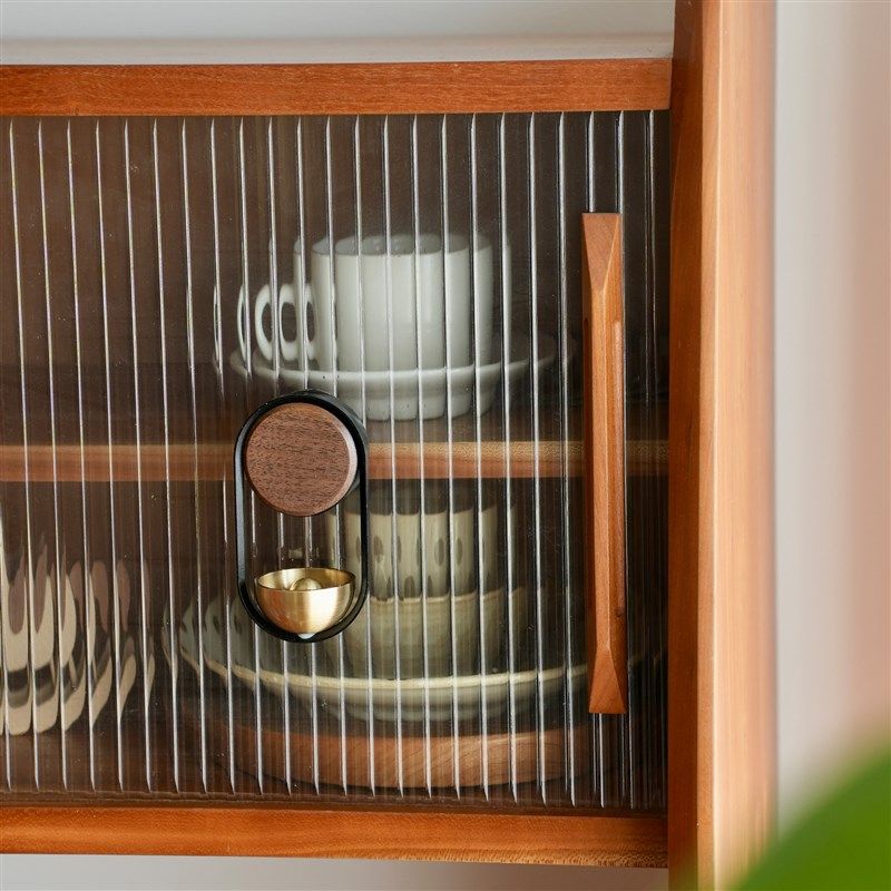 极速灵动岛门铃/创木工坊吸门式铜D铃入户式提醒多巴胺门铃乔迁礼